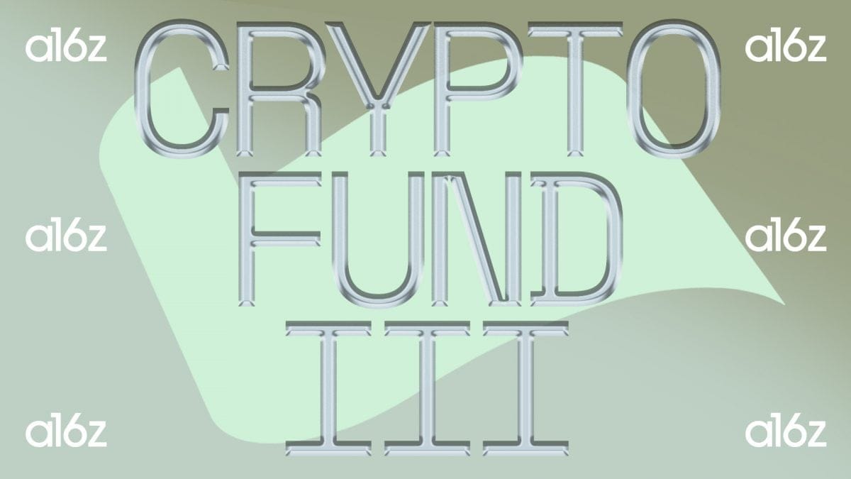 'Largest crypto fund ever:' a16z officially launches new $2.2 billion crypto venture fund