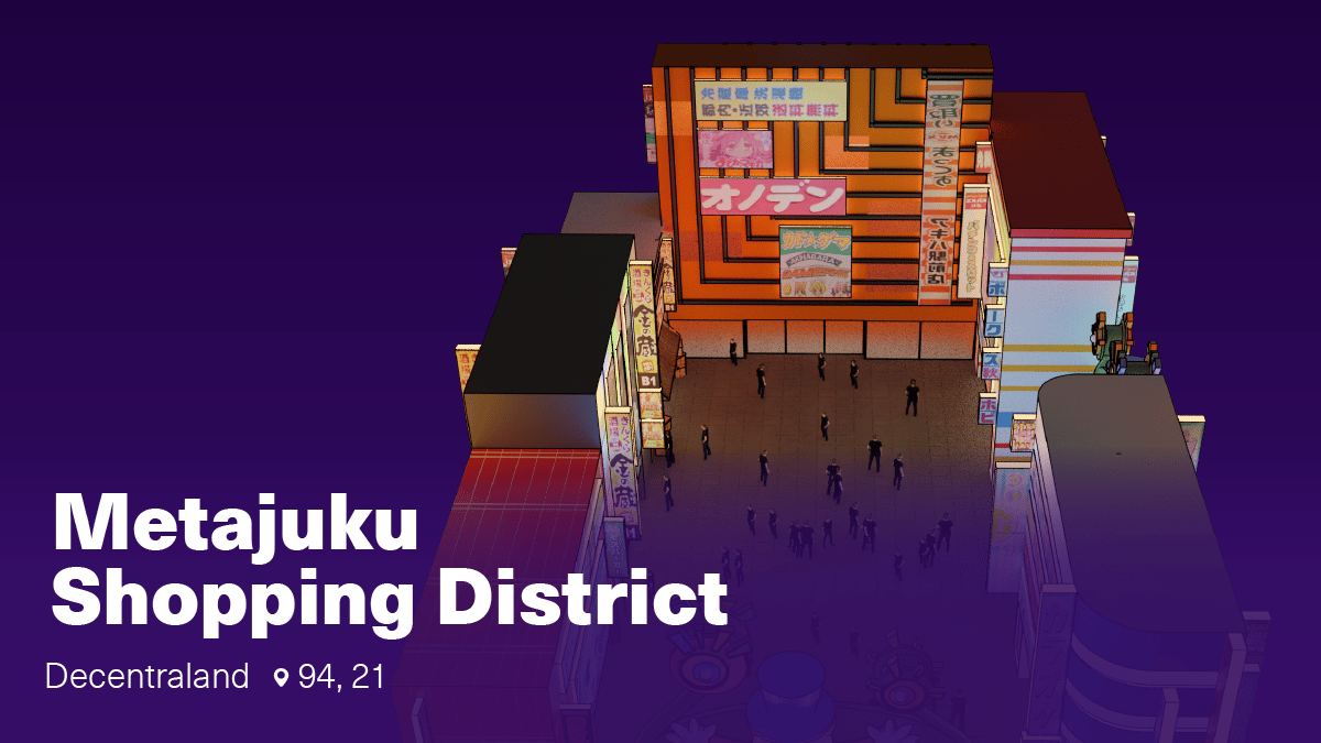 Decentraland estate that sold for $913,000 will become a virtual shopping district