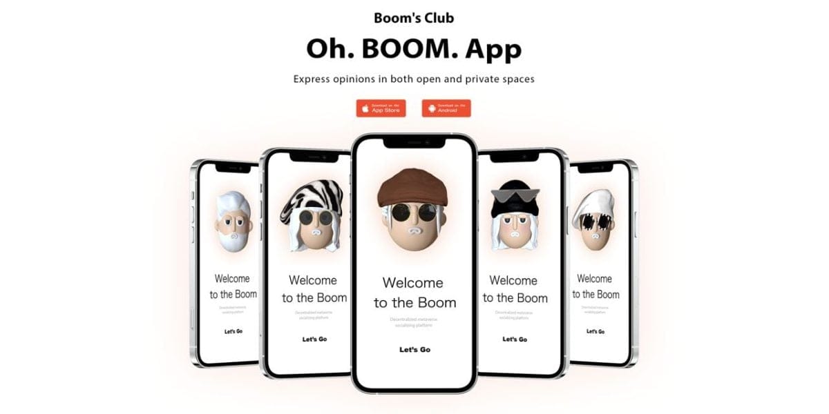 Decentralized Metaverse Social Startup BOOM Fund $1 Million to Support Creators whilst the Launch IOS and Android App