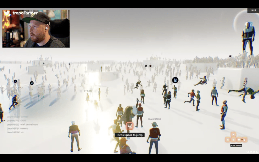 tropoFarmer streams Otherside on Twitch. [Credit: tropoFarmer]