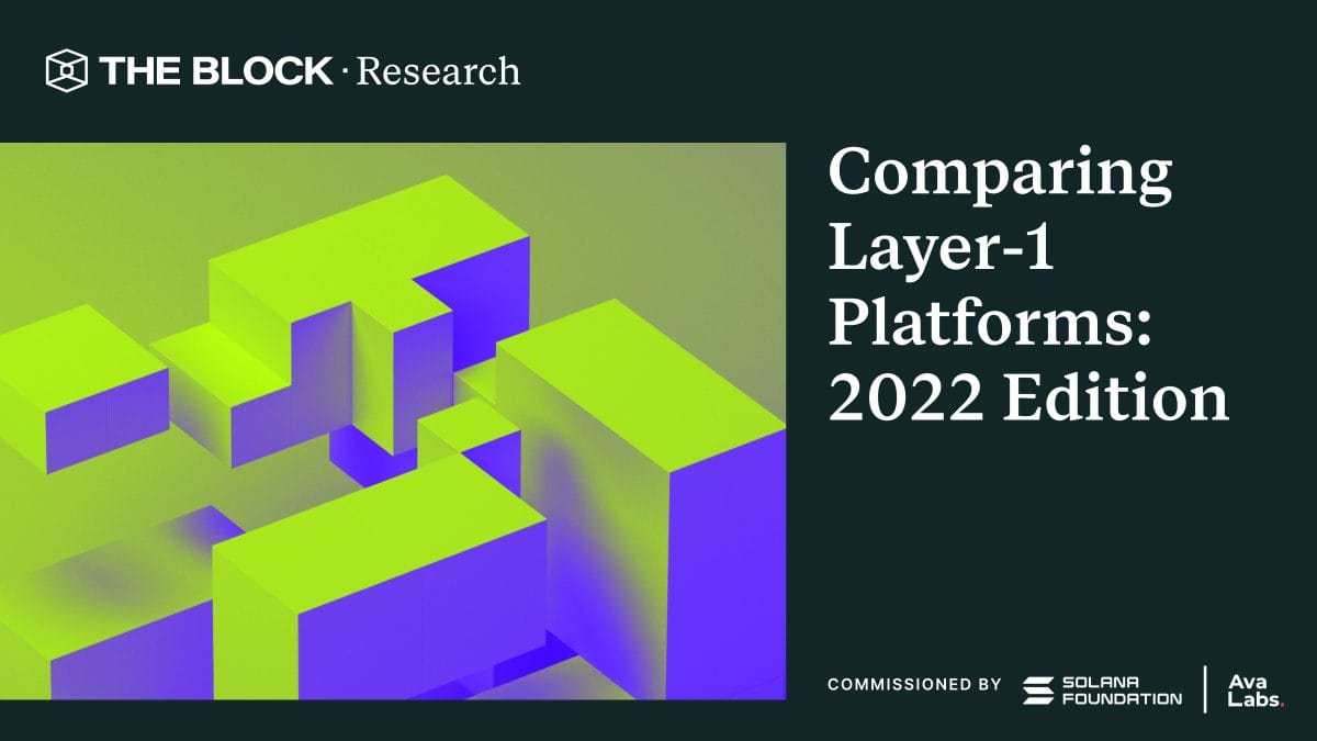 Comparing Layer-1 Platforms: 2022 Edition- Presented by Solana Foundation and Ava Labs