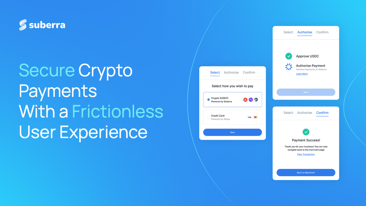 Suberra launches recurring crypto payments as seamless as credit cards