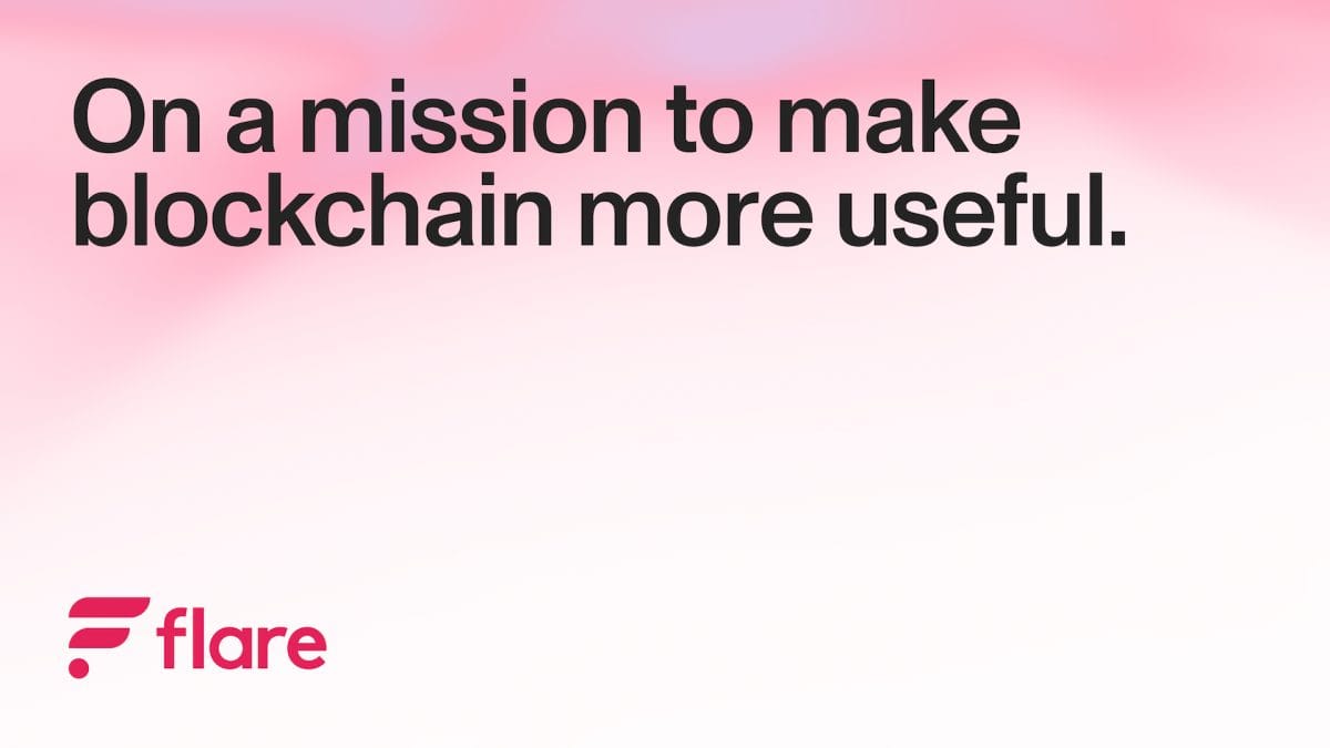 A mission to make blockchain more useful: Flare, the blockchain for data.