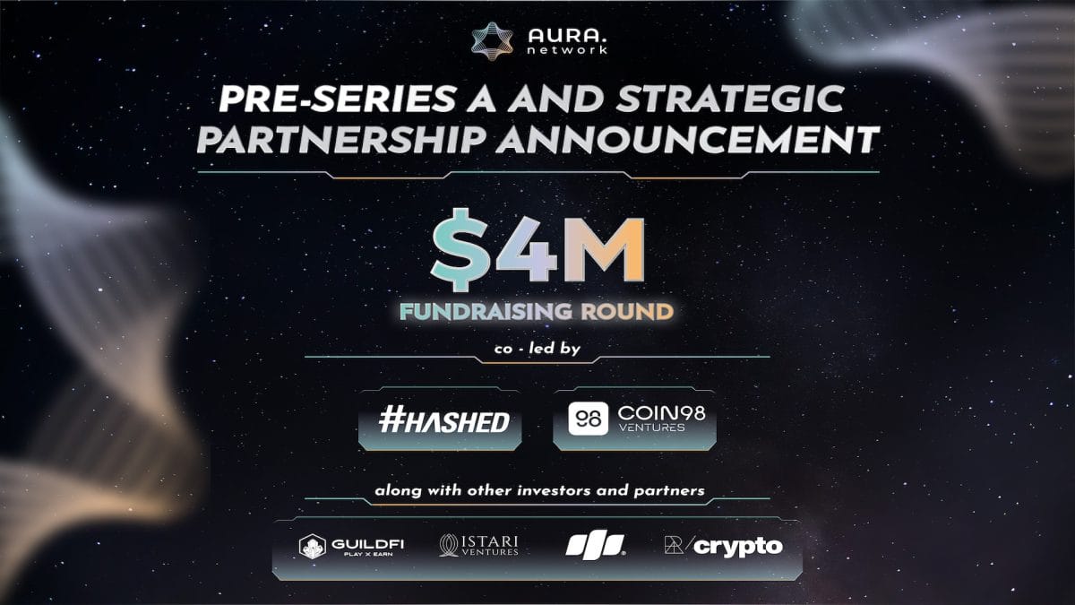 Aura Network raised $4M in Pre-Series A funding round led by Hashed and Coin98