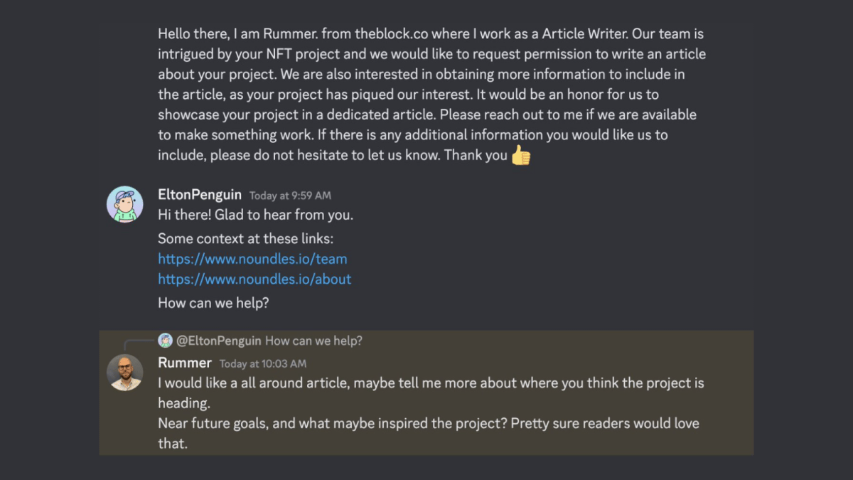 Discord scam sees The Block come knocking with fake 'Article Writer' promises