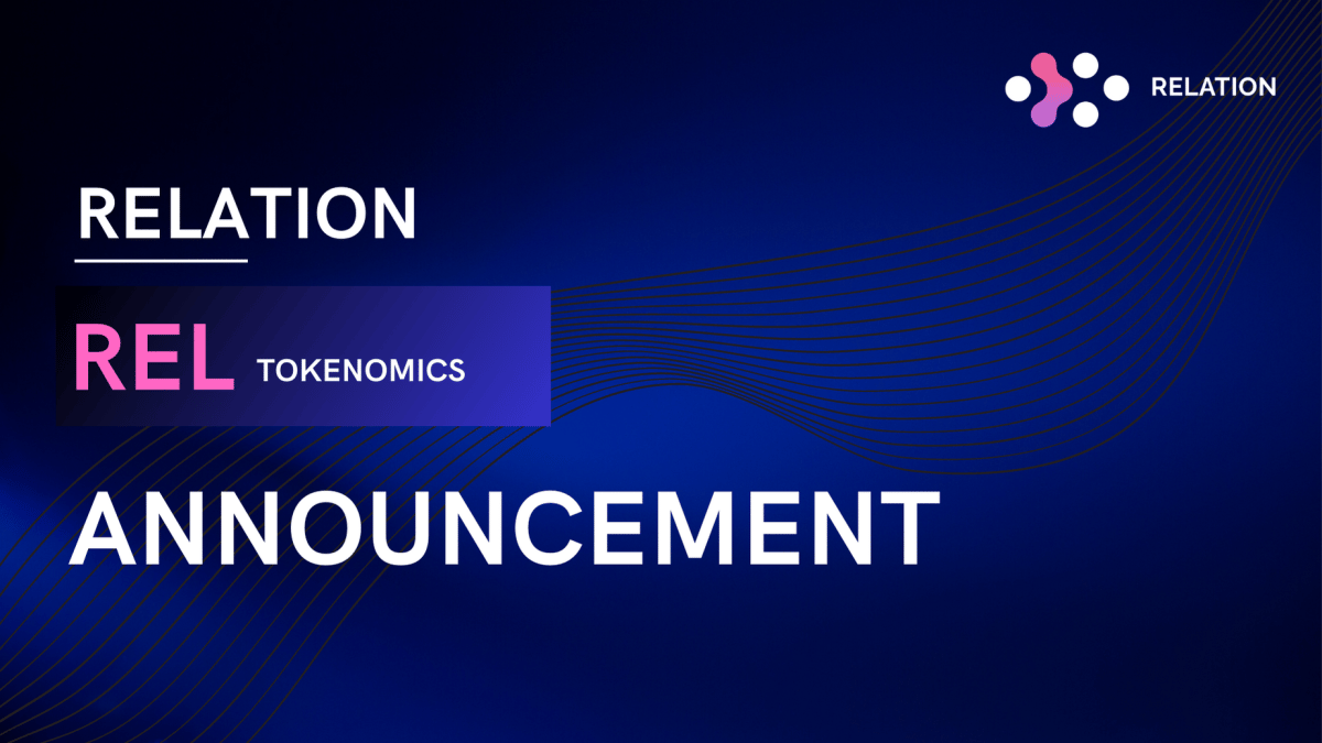Relation Protocol Announces Tokenomics for its Native Token, REL, Empowering Web3 Social User Onboarding