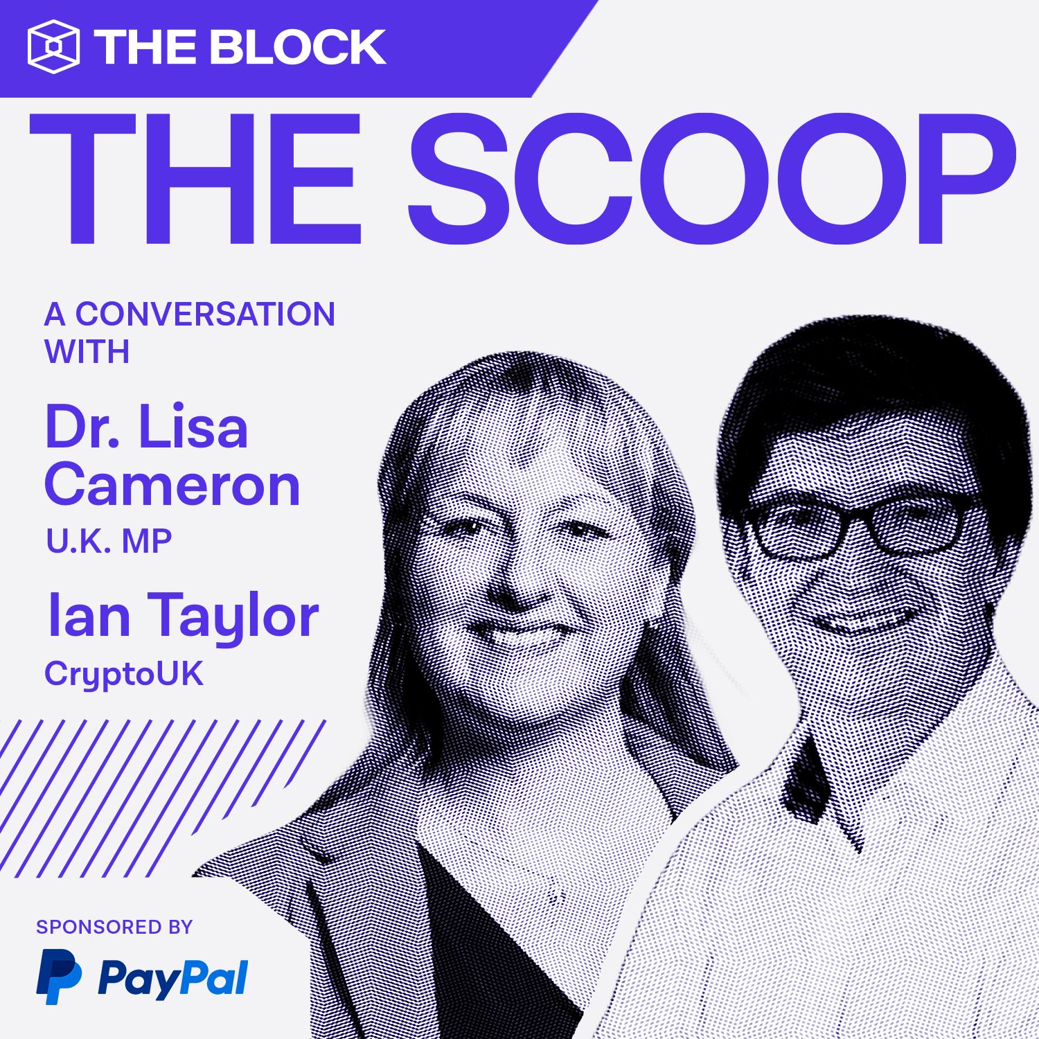 Dr. Lisa Cameron, U.K. Member of Parliament, & Ian Taylor, Board Advisor, CryptoUK