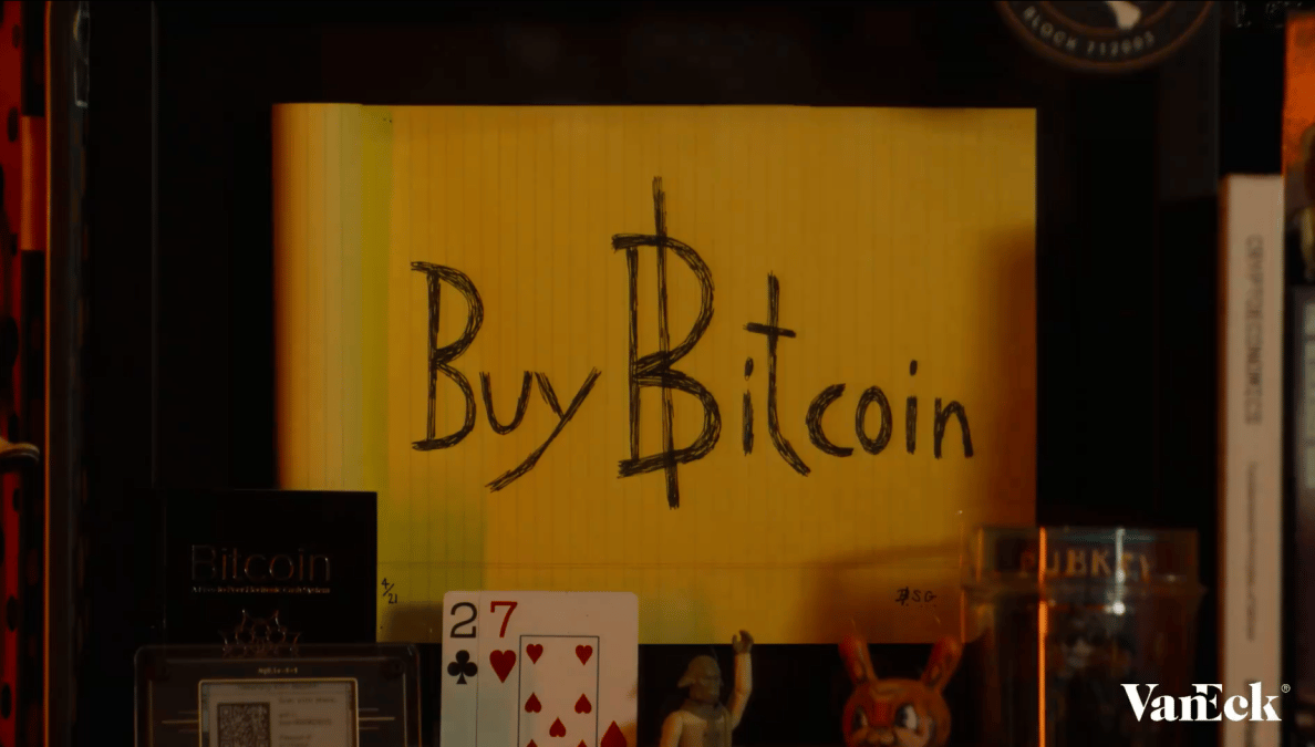 VanEck bitcoin Video posted to X.