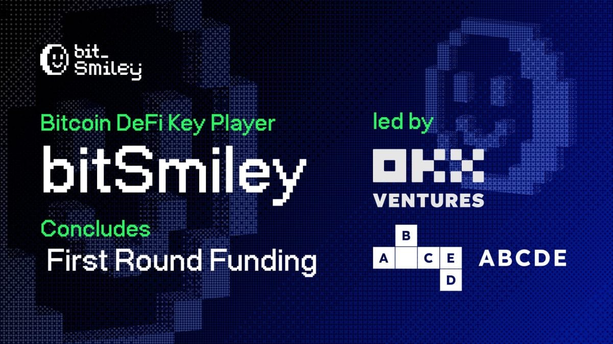 Bitcoin DeFi Key Player bitSmiley Successfully Concludes First Token Round Funding