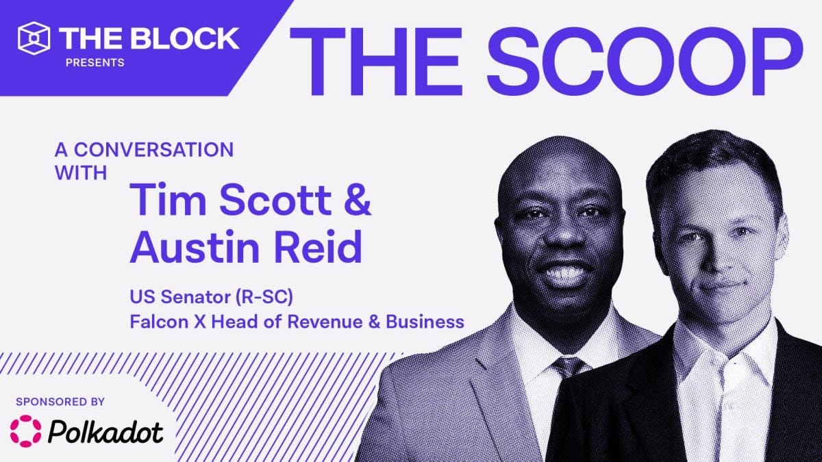 A conversation with US Senator Tim Scott and FalconX's Austin Reid on the future of crypto in the US