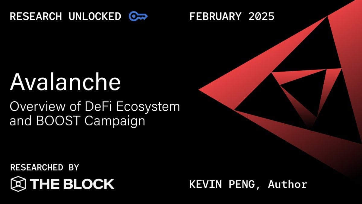 Research Unlock: An overview of Avalanche DeFi Ecosystem and BOOST Campaign