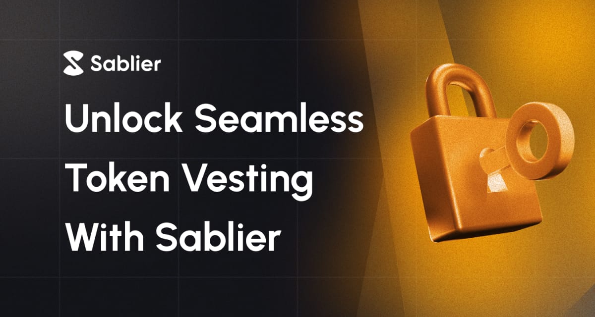 Unlock Seamless Token Vesting with Sablier