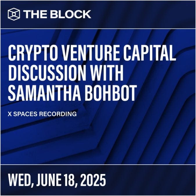 Image 91: Crypto venture capital discussion with Samantha Bohbot | X Spaces Recording