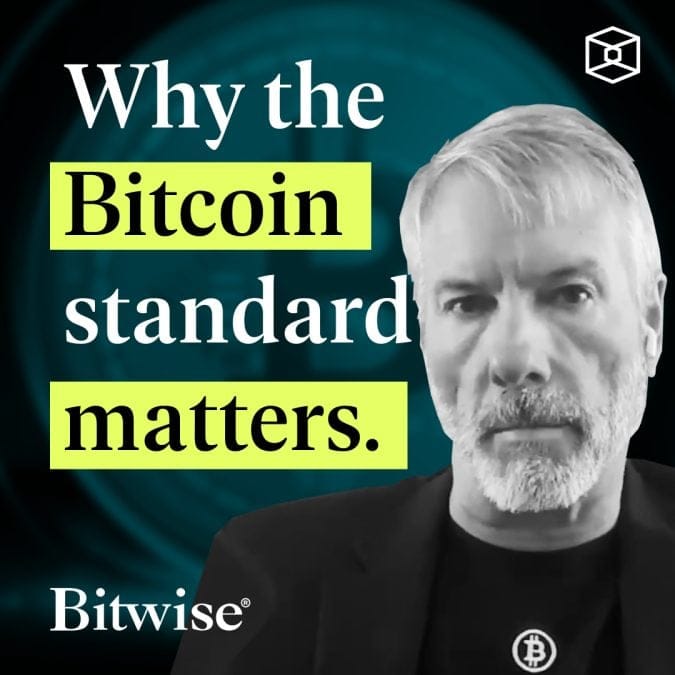 Image 92: Why the Bitcoin Standard Matters - A Conversation with Michael Saylor | Presented by Bitwise