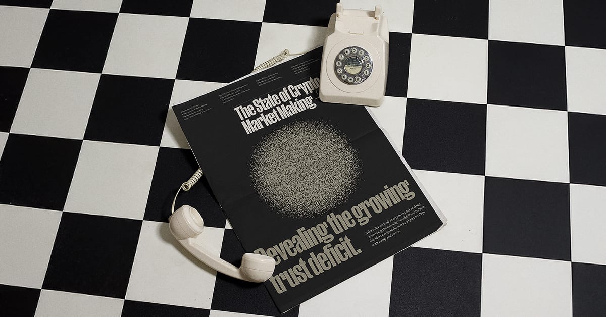 Global Survey Reveals Deep Mistrust in Crypto Market Making, Urgent Call for Transparency