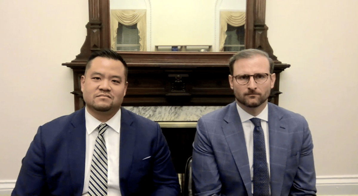 White House crypto council's Harry Jung and Patrick Witt