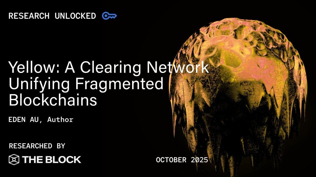 Yellow: A Clearing Network Unifying Fragmented Blockchains