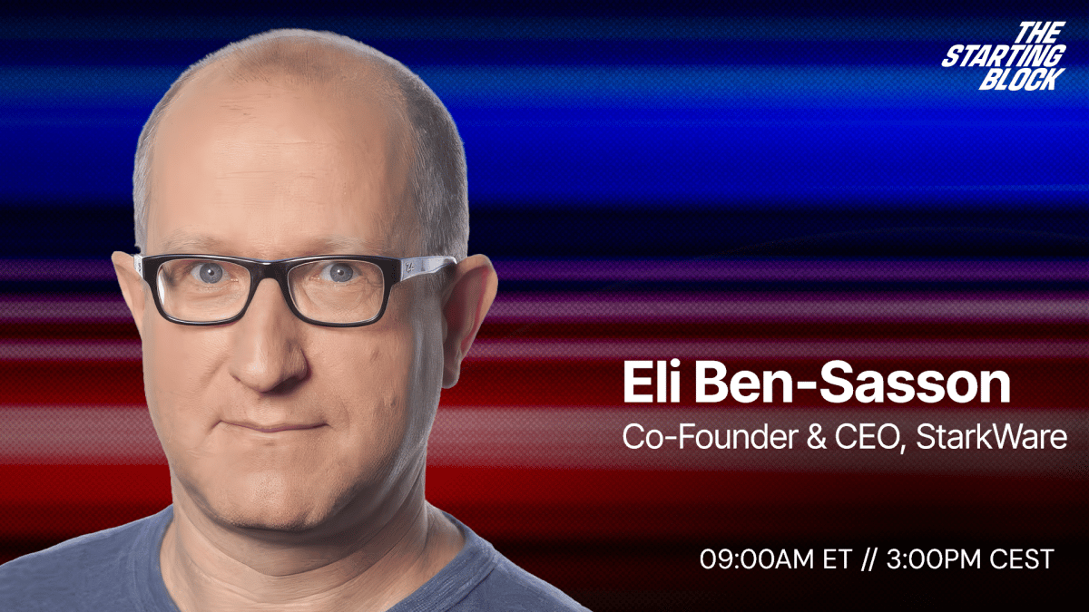 Starknet considers L1 transition - live with Eli Ben-Sasson