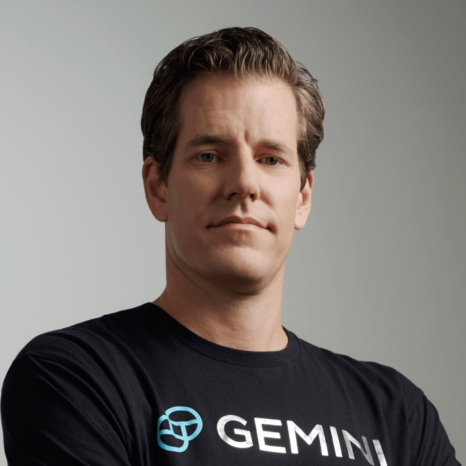 Image of Cameron Winklevoss from Co-Founder and President, Gemini