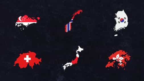South Korea, Singapore, Switzerland, and Venezuela top list in relative cryptocurrency popularity