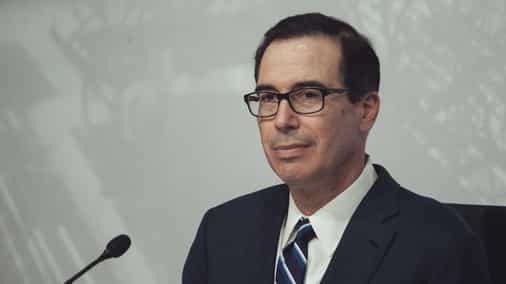 U.S. Treasury Secretary says firms dropped out of Libra as it's not "up to par" with regulatory standards