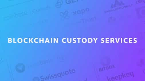Mapping out custody services across the blockchain ecosystem