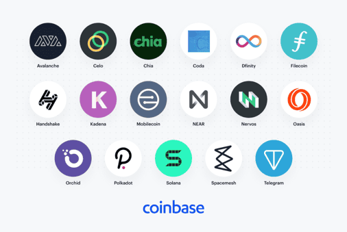 Coinbase is considering 17 new token listings; Avalanche, Chia, and Filecoin among the candidates