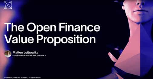 Ethereal: Open Finance Value Proposition