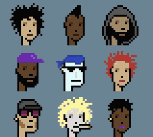 Christie's is auctioning off a collection of nine CryptoPunks next month