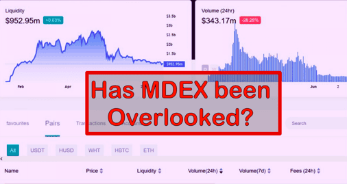 MDEX: An Overlooked Decentralized Exchange?
