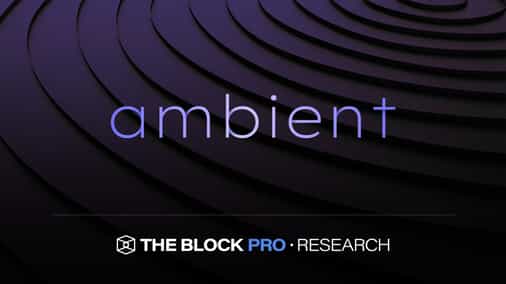 Ambient Finance: Turning DEX Liquidity Ambient
