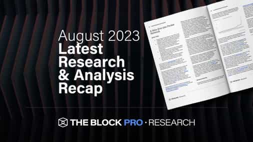 August Research and Analysis Recap