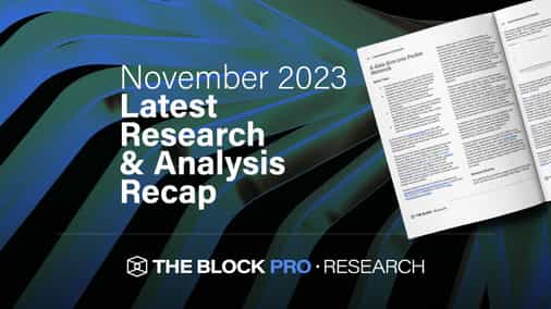 November Research and Analysis Recap