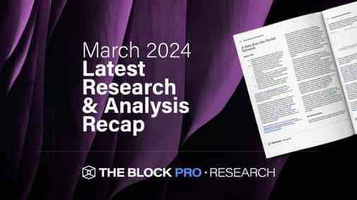 March Research and Analysis Recap