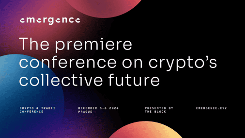 The Block launches Emergence, a premier conference for the digital assets industry