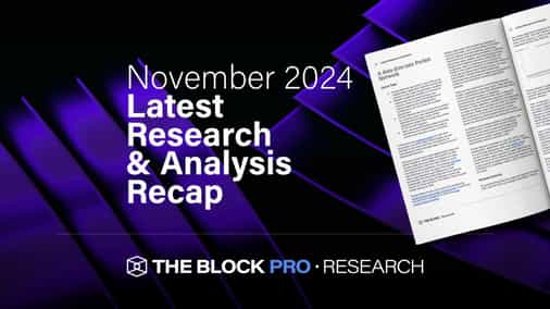 November Research and Analysis Recap
