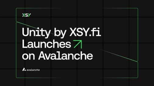 XSY Launches Digital Synthetic Dollar Unity ($UTY) on Avalanche Blockchain, Raises $5 Million in Funding to Advance DeFi Infrastructure