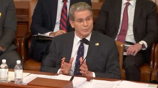 Bessent grilled over Trump-linked World Liberty Financial, says Treasury doesn't have the power to 'bail out bitcoin'