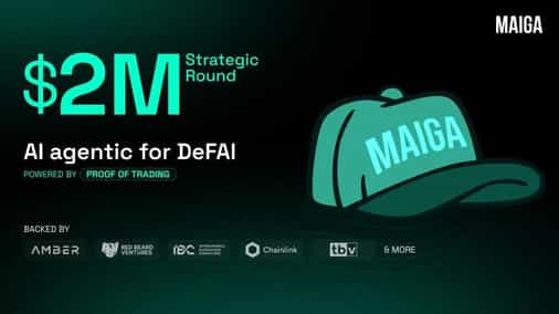 MAIGA leads the AI Agentic for Future of DeFI with $2M strategic round