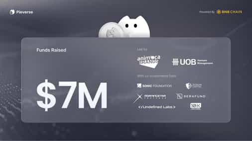 Pieverse Secures $7 Million in Strategic Funding Round Led by Animoca Brands and UOB Ventures