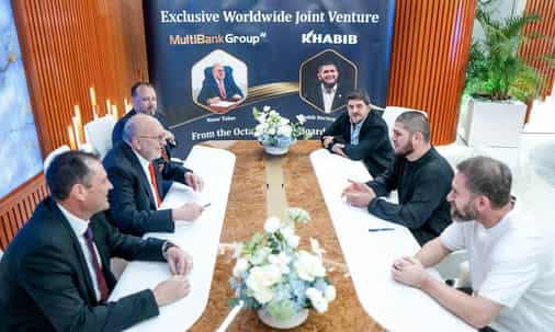 MultiBank Group and Khabib Nurmagomedov Launch an Exclusive Worldwide Multi-Billion-Dollar Joint Venture to Build the World’s First Regulated Tokenized Sports Ecosystem.