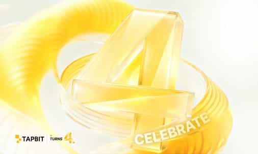 Tapbit Marks 4th Anniversary with Continued Focus on Innovation and User Trust