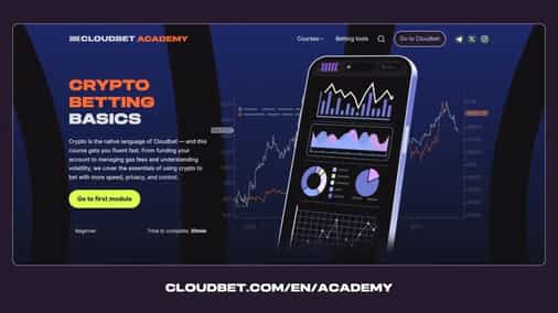 Cloudbet Academy Launches: Free Crypto Betting Courses Unlock Risk-Free Bets, USDT Rewards & Free Spins