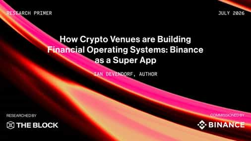 How Crypto Venues Are Building Financial Operating Systems: Binance as a Super App