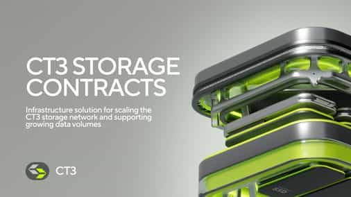 CT3 Announces Dedicated Storage Contracts to Expand Decentralized Storage Infrastructure