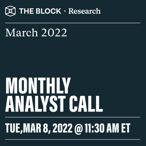 Monthly Analyst Call