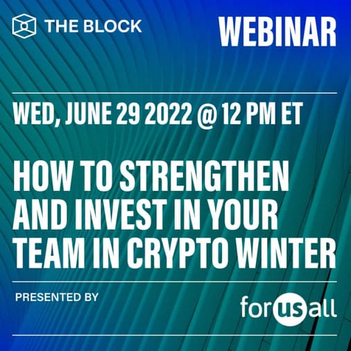 How to Strengthen and Invest in your Team in Crypto Winter