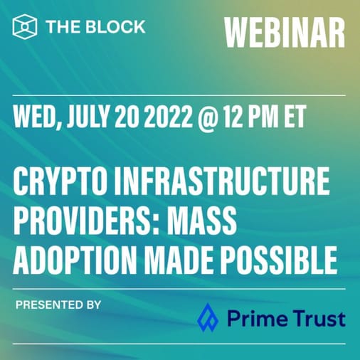 Crypto Infrastructure Providers: Mass Adoption Made Possible- Presented by Prime Trust