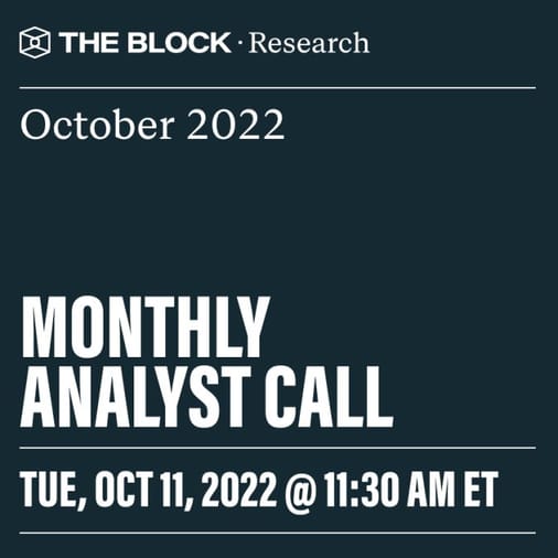 Monthly Analyst Call