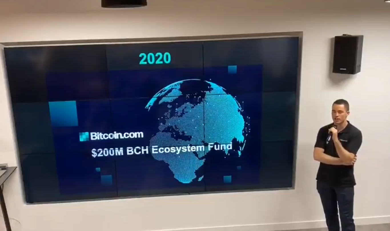 Bitcoin.com is planning to set up a $200 million investment fund | The Block